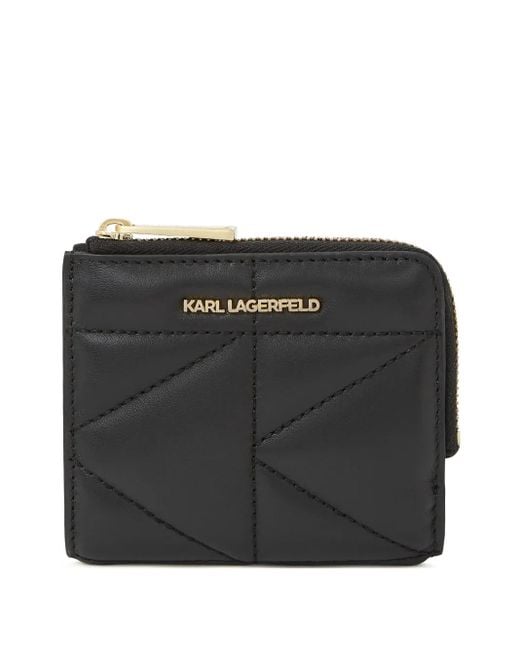 Karl Lagerfeld Black K/Kuilt Portemonnaie