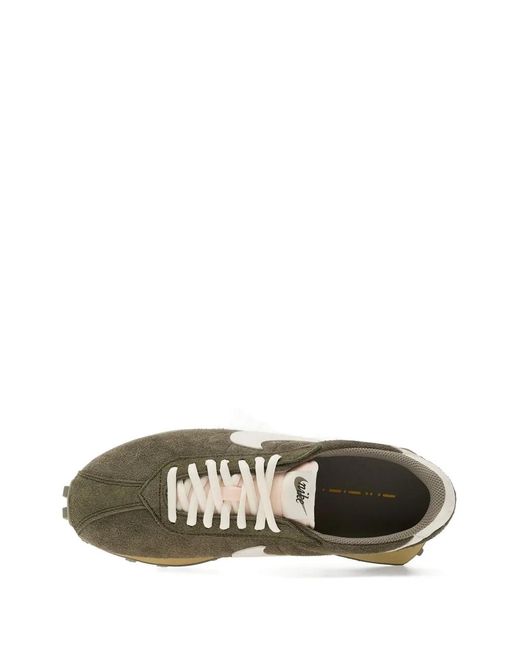 Nike Green Ld-1000 Suede Logo Sneakers for men