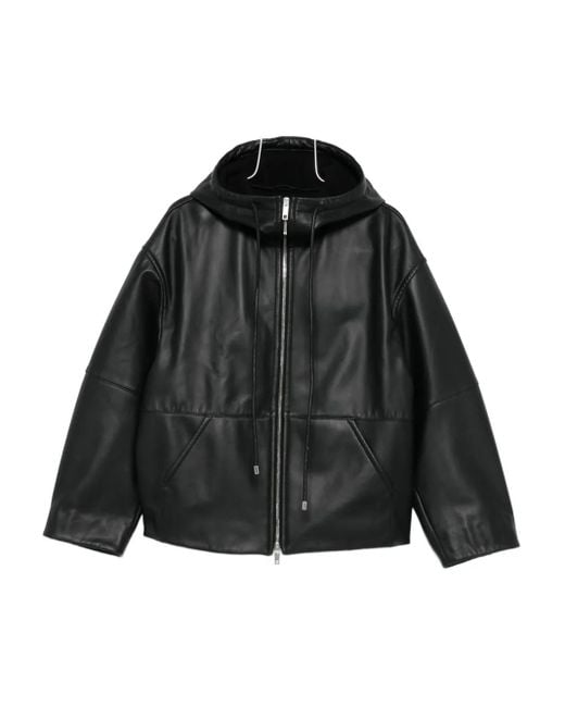 Sportmax フーデッド ジップジャケット Black