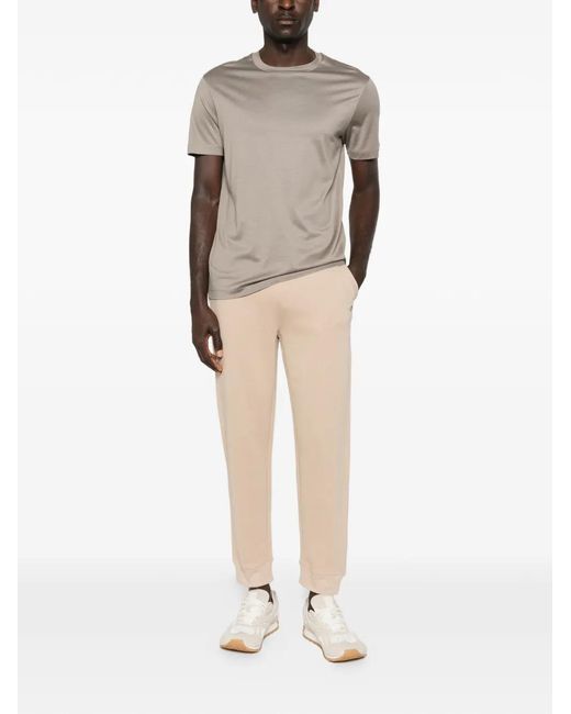 Gant White Shield Drawstring-Fastening Track Pants for men