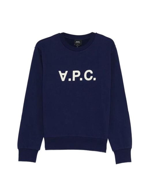 A.P.C. Blue Vpc Sweatshirt for men