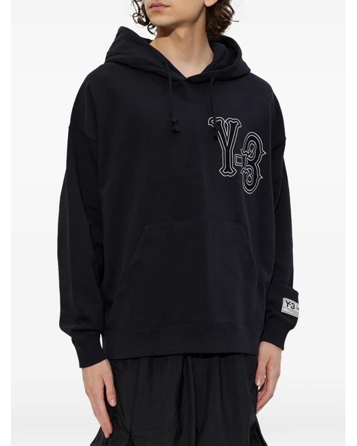 Y-3 Blue El5 Gfx Hoodie