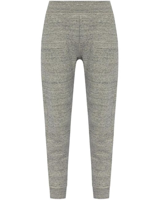 DSquared² Gray Logo-Print Track Pants