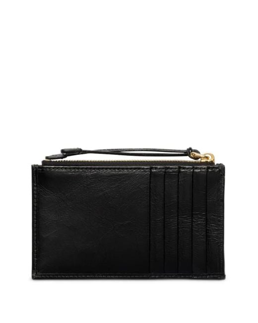 Prada Black Leather Cardholder