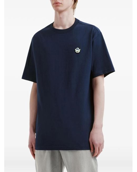 Chocoolate Blue Bear-Patch T-Shirt for men
