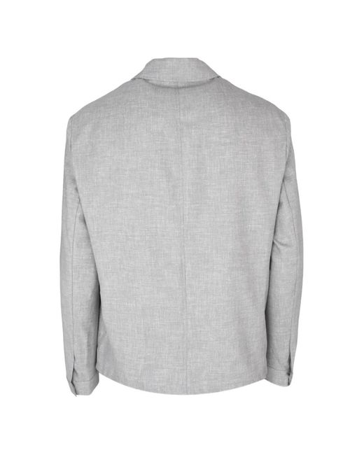 Tombolini Gray Zero Gravity Zip-Up Jacket for men