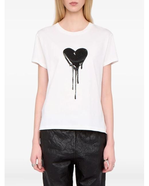 Zadig & Voltaire White Walk T-Shirt