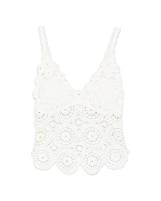 PHILIA LOFT White V-Neck Top