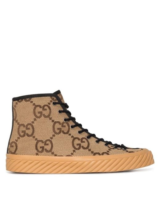 Gucci Tortuga GG-canvas Sneakers in Natural | Lyst UK