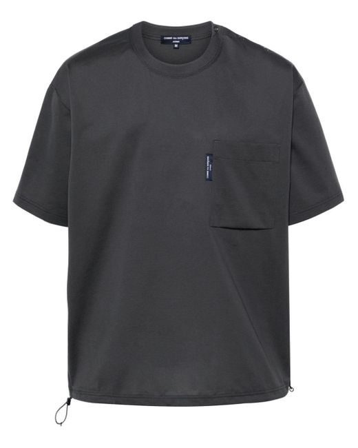 Comme des Garçons Black Patch-pocket Short-sleeve T-shirt for men