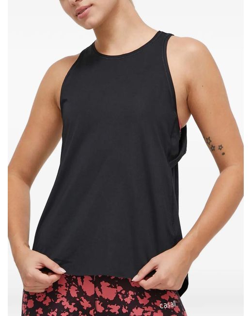Casall Black Cut-Out Sleeveless Training Top