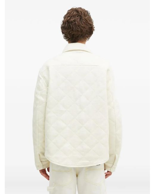 Fila White Quilted Pocket Jacket