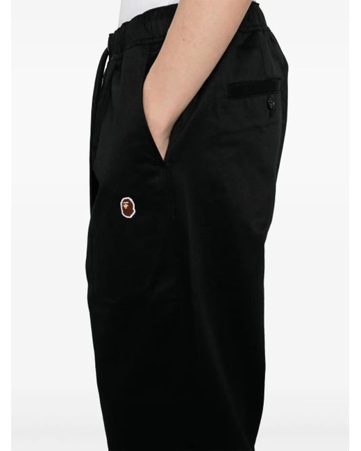 メンズ A Bathing Ape Ape-head One-point パンツ Black