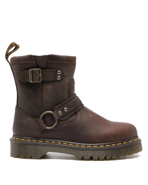 Dr. Martens 35Mm Laarzen Met Gespbandje in het Brown