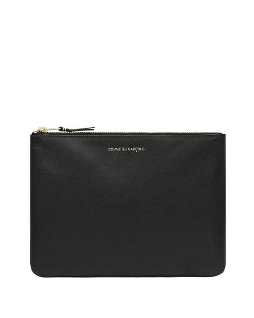 Comme des Garçons Leren Portemonnee in het Black