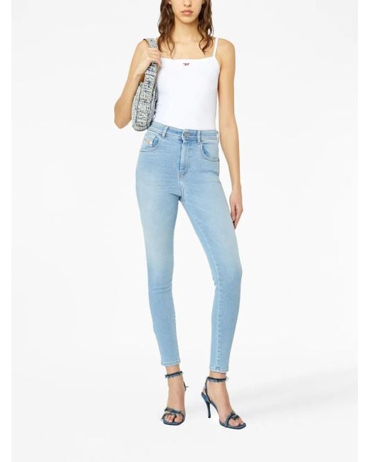 DIESEL Blue Slandy Skinny-Cut Jeans