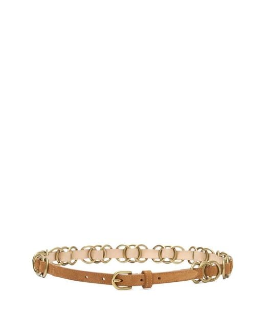 Isabel Marant Metallic Livo Leather Belt