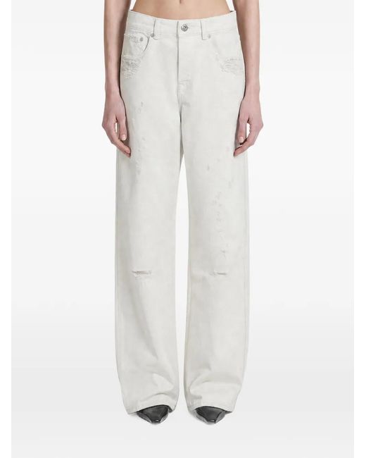 Our Legacy White Full Cut Jeans