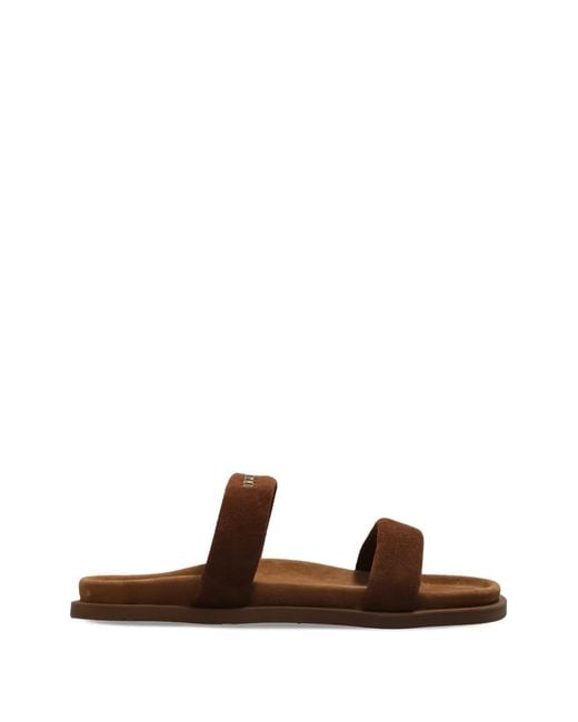 Inuikii Brown Sandales En Cuir À Bride