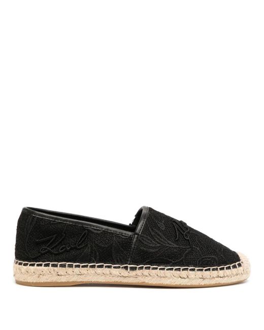 Karl Lagerfeld Kamini Orchid エスパドリーユ Black