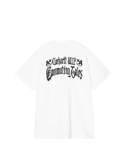 Carhartt White Commuting Tales T-Shirt for men