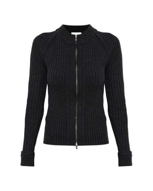 Isabel Marant Blue Vice Ribbed Zip-Up Cardigan