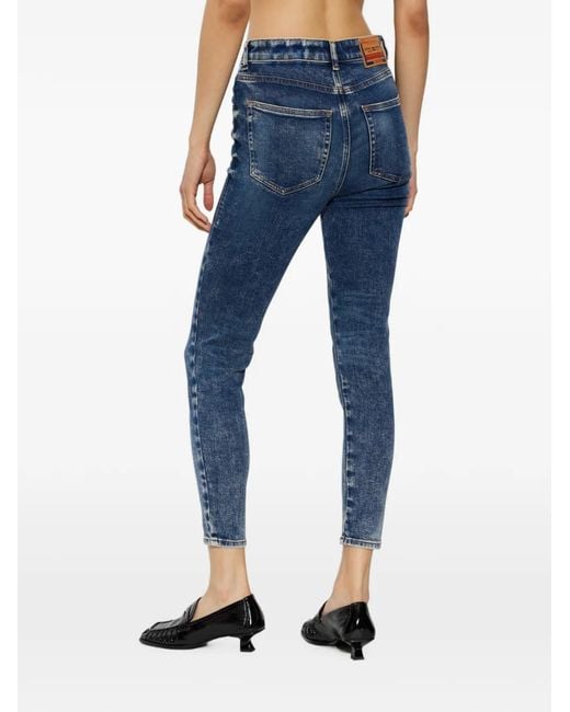 DIESEL Blue 1984 Slandy-High Jeans