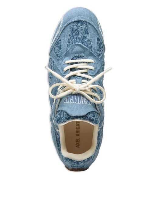 Axel Arigato Blue Denim Lace-Up Sneakers for men