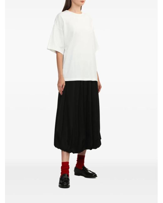 Enfold White Cotton T-Shirt