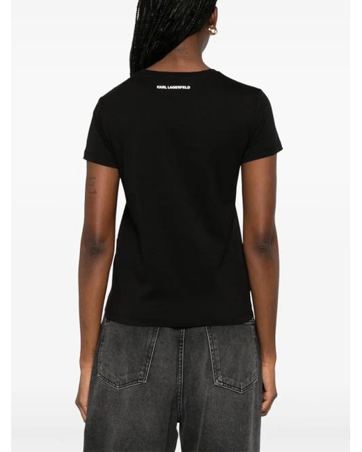 Karl Lagerfeld ロゴ Tシャツ Black
