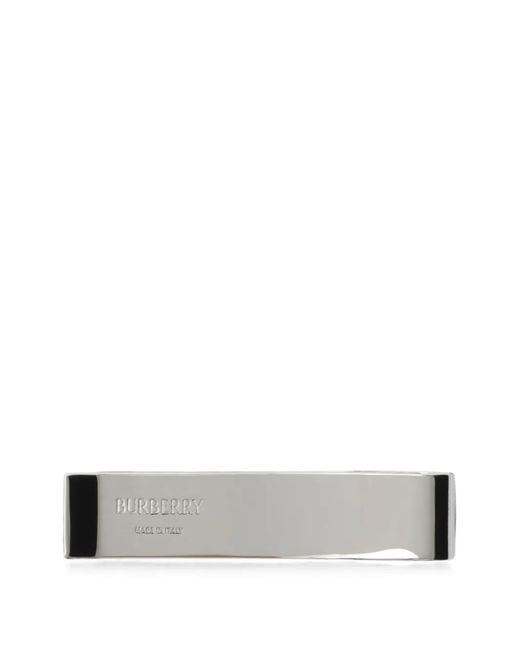 Burberry Gray Rider Tie Bar for men