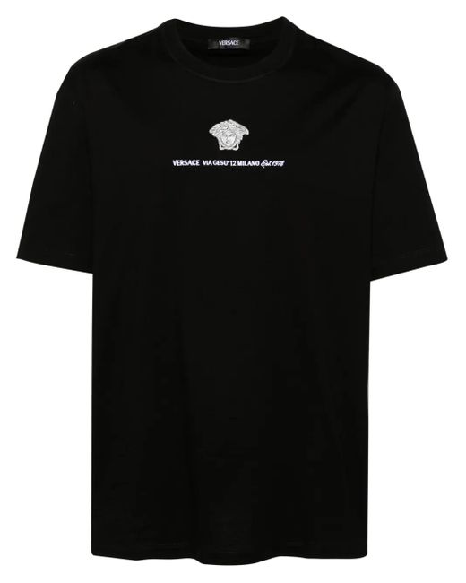 Versace Black T-Shirts And Polos for men
