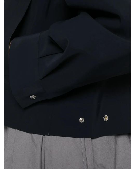 Herno Blue Jacke Mit Reißverschluss