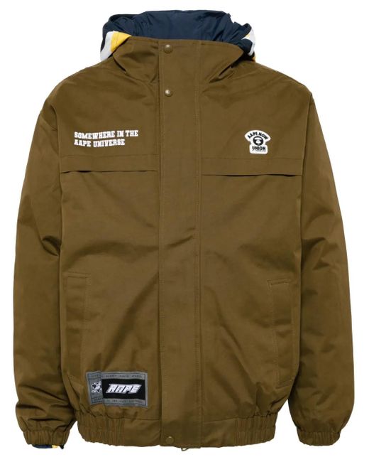 Veste À Appliqué Logo Aape By A Bathing Ape pour homme en coloris Green
