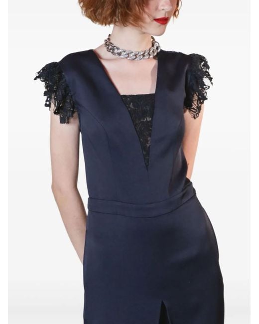 Lethicia Bronstein Blue Clover Club Jumpsuit