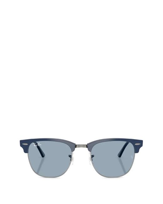 Ray-Ban Blue Clubmaster Browline Sunglasses
