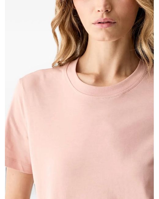 Karl Lagerfeld Blue Logo-Embroidered T-Shirt