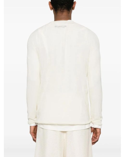 Jil Sander White Layered T-Shirt for men