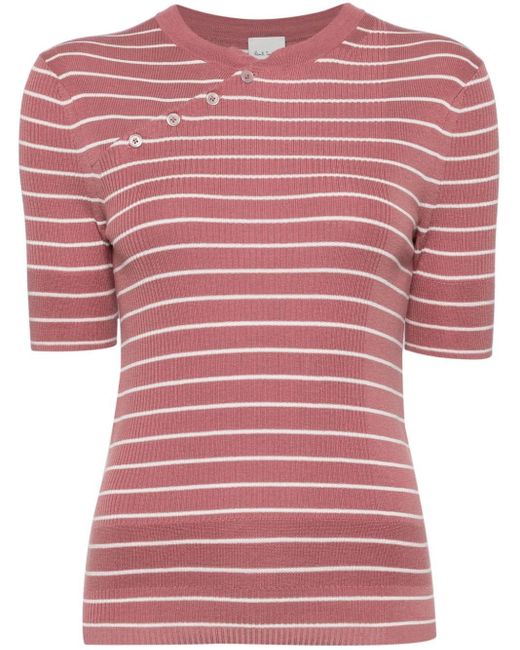 Top a righe di Paul Smith in Pink