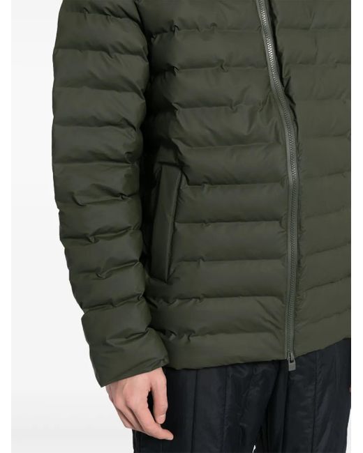 Rains Lohka フーデッド パデッドジャケット Green