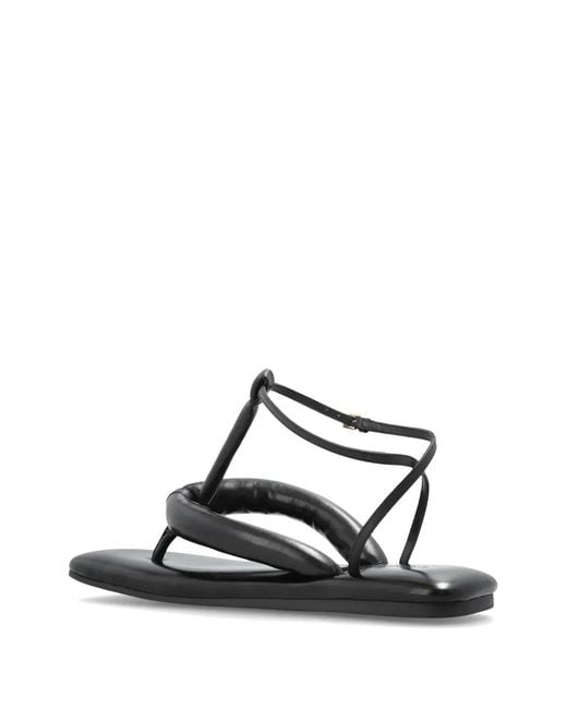 Givenchy Black Boudoir Flat Thong Sandals