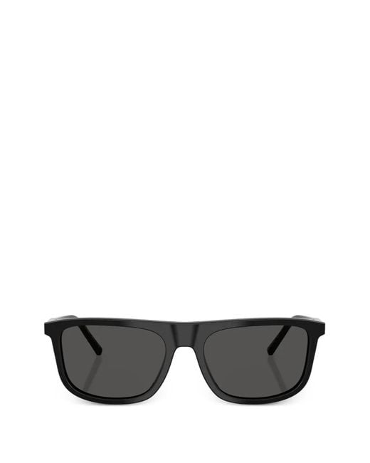 Dolce & Gabbana Gray Square-Frame Sunglasses