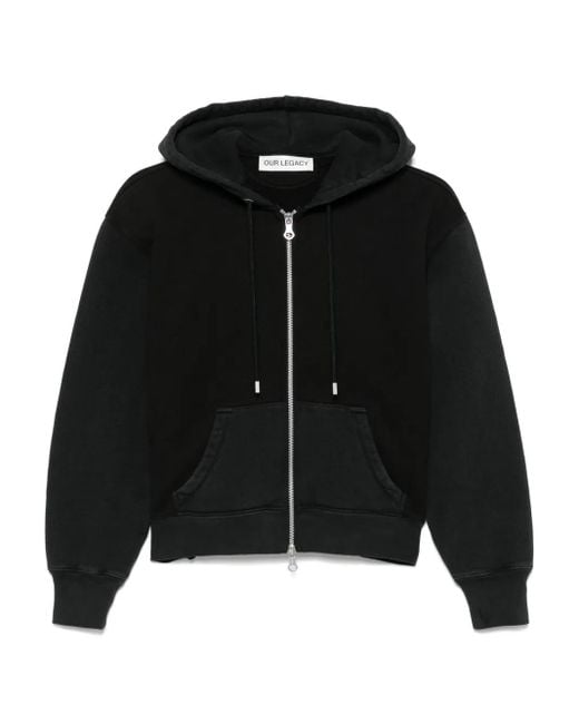Felpa Con Cappuccio di Our Legacy in Black
