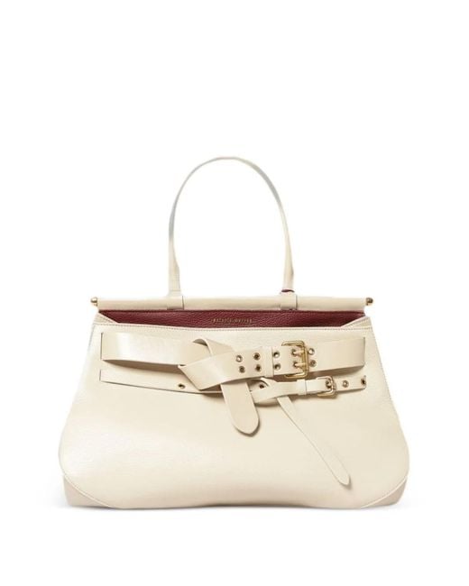 Antonio Marras Natural Medium Tanit Leather Tote Bag