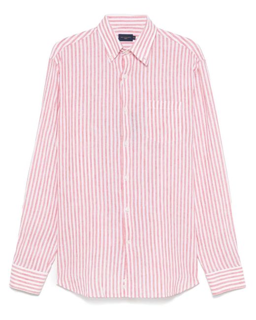 メンズ Paul & Shark ストライプ シャツ Pink