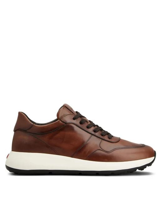 Tod's Brown Leather Sneakers for men
