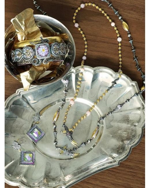 Sevan Bıçakçı Metallic Diamond And Ruby Necklace
