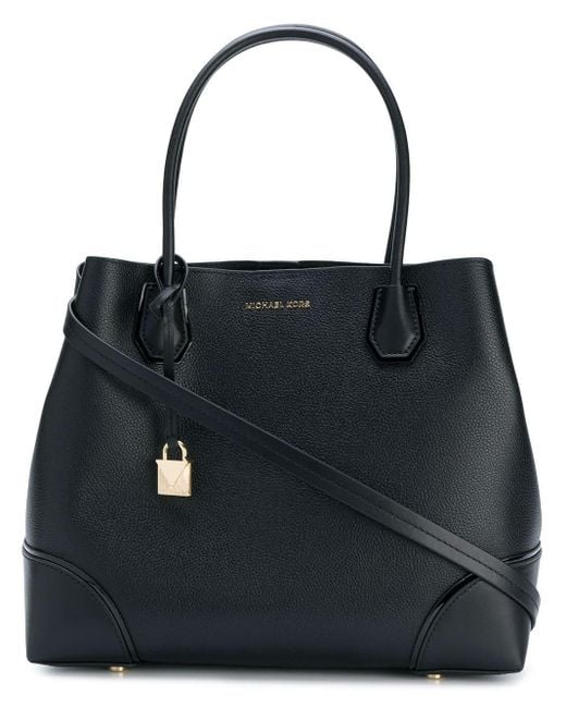 Borsa tote con lucchetto di MICHAEL Michael Kors in Black