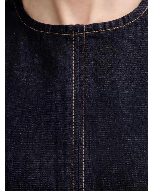 Levi's Blue Sleeveless Midi Dress