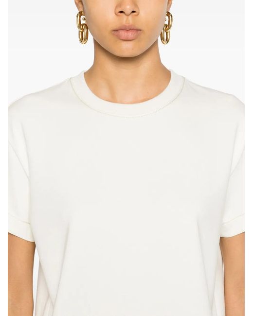 Theory White Ss Stitch T-Shirt